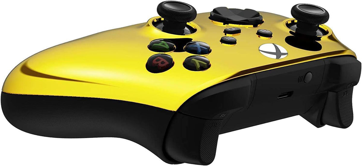 Wireless Controller for Microsoft Xbox Series X/S & Xbox One - Custom Soft Touch Feel - Custom Xbox Series X/S Controller (X/S Gold)