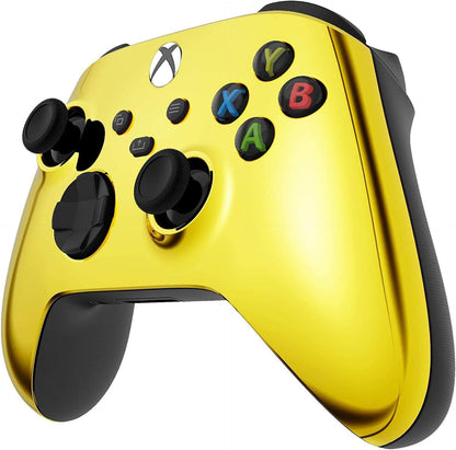 Wireless Controller for Microsoft Xbox Series X/S & Xbox One - Custom Soft Touch Feel - Custom Xbox Series X/S Controller (X/S Gold)
