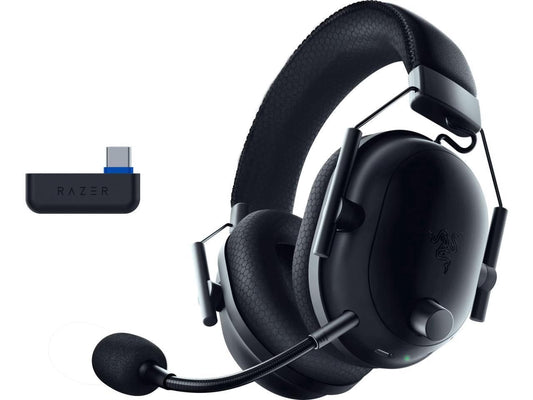 Blackshark V2 Pro Wireless PC Gaming Headset, 2.4Ghz, BT, Hyperspeed Wireless, 70Hr Battery, 320G, Black
